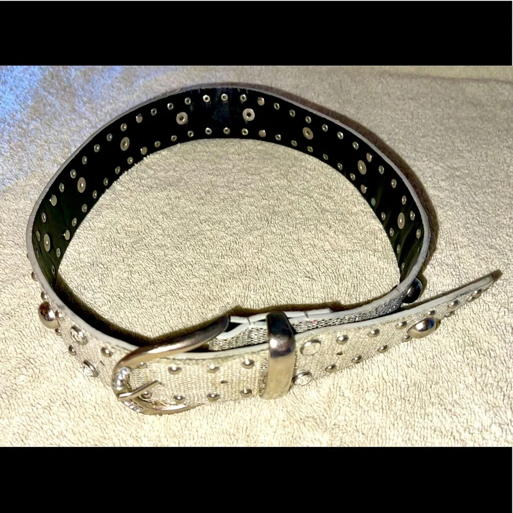 ✨3 FOR $18✨ MIX & MATCH “JUSTICE” GIRLS SPARKLE BELT, LENGTH IS 32”, SIZE XS